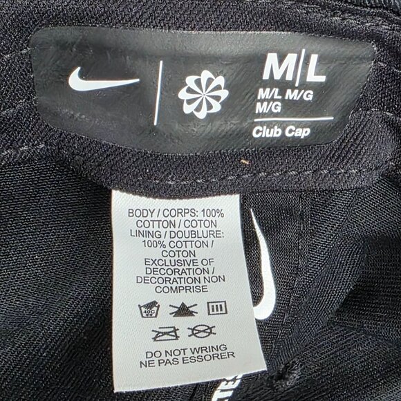 Nike Cowboys Club Cap M/L Black Cotton Adjustable Unstructured On-Field OSU - Picture 5 of 9